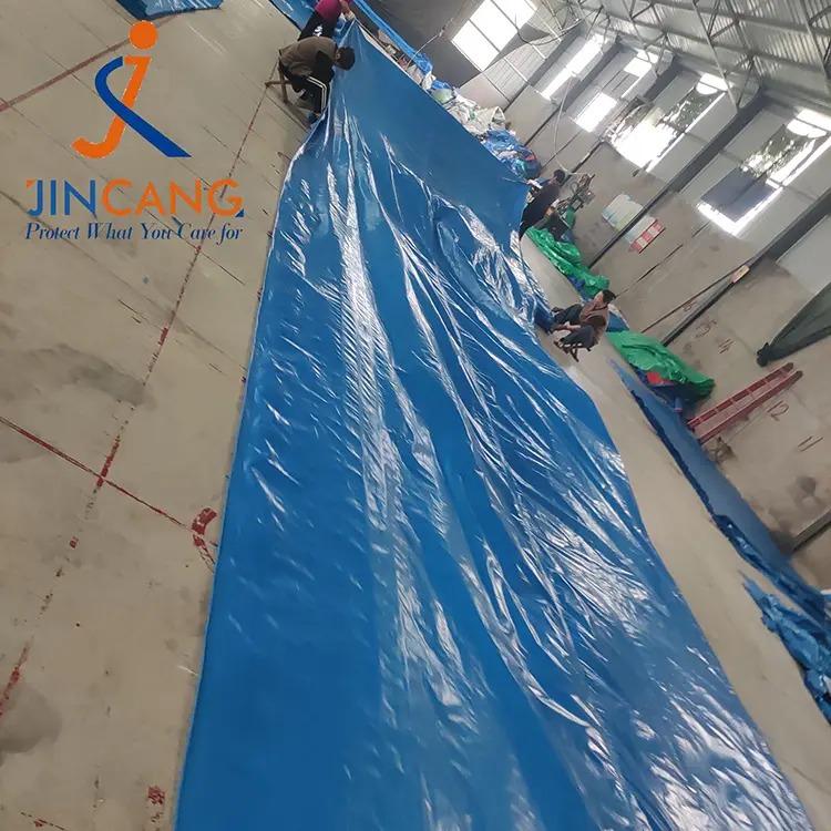 110 g modrega pe tarpaulina