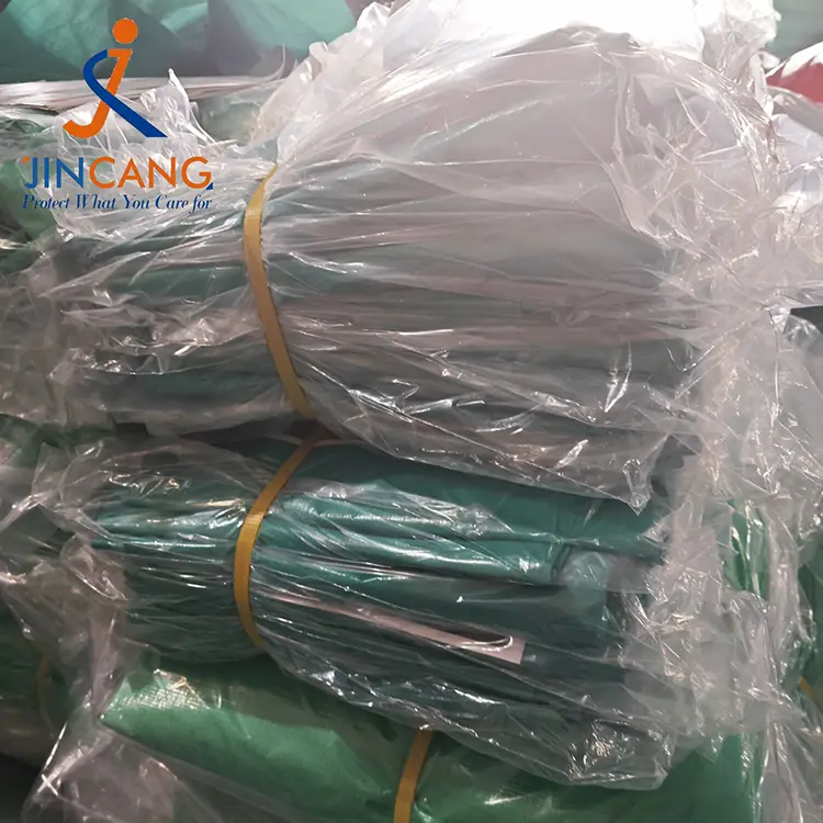 120GSM zeleno srebrno pero ponjava