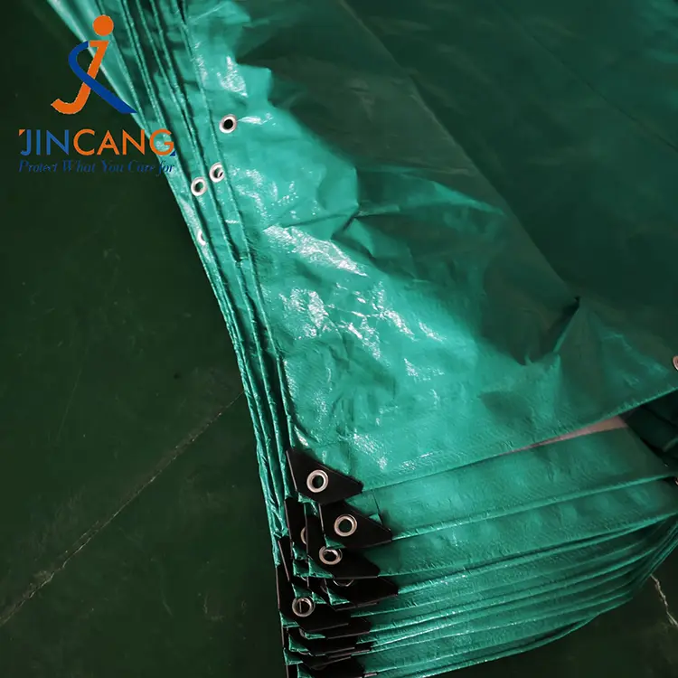 120GSM zeleno srebrno pero ponjava