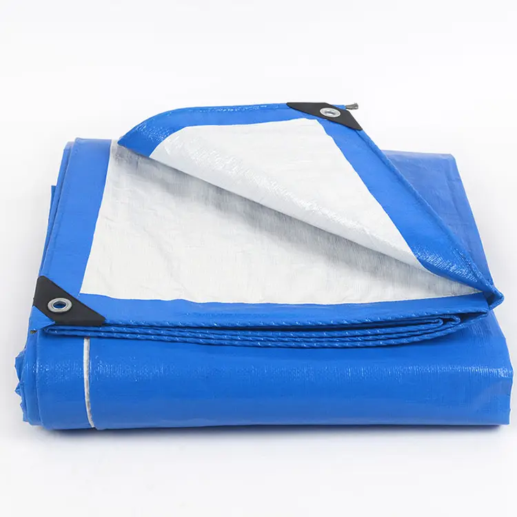 160 g modrega belega pena tarpaulina 160 g modrega belega pena tarpaulina